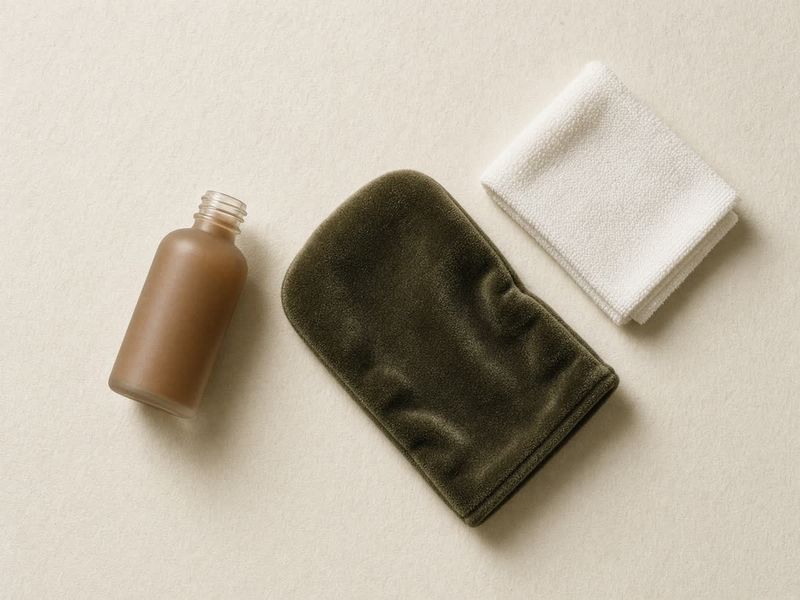 How to Apply Self-Tanner Without Streaks — still life for this Beauty guide on Nonchallant