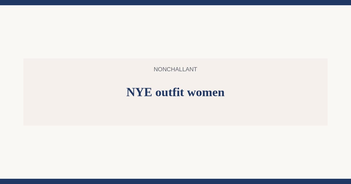 New Years Eve outfit you can wear again in January — Nonchallant guide